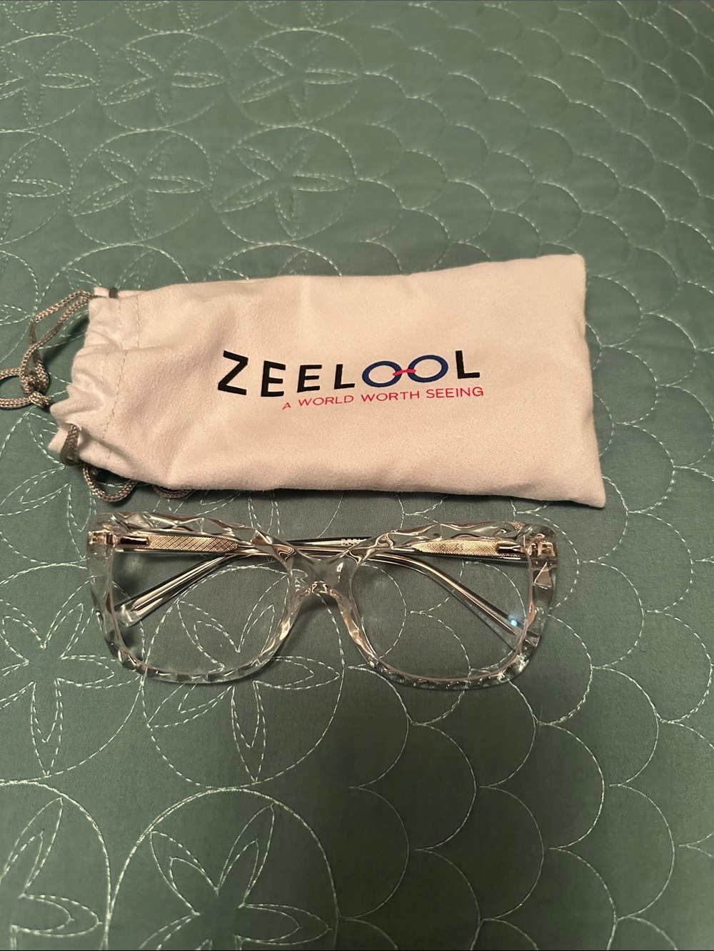 Zeelool Clear Oversized Fashion Glasses